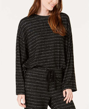 Alfani Womens Sleepwear Soft Knit Pajama Top Only,1-Piece,Size Large,Black - £21.79 GBP
