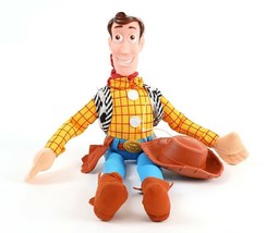Rare Toy Story Movie Plush Cowboy Woody 16 inch Tall Sitting Doll toy - £11.56 GBP