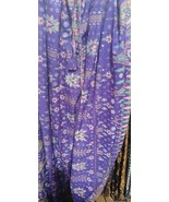 PURPLE MULTICOLOR PAISLEY TRIBAL GYPSY BOHEMIAN DELUXE ATS GYPSY PANTALO... - $79.19