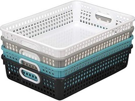 Really Good Stuff Plastic Desktop Paper Storage Baskets For Classroom Or Home - $51.99