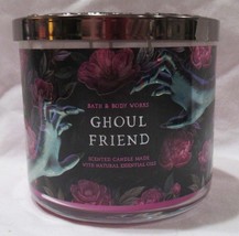 Bath &amp; Body Works 3-wick Scented Candle Halloween GHOUL FRIEND w/ essential oils - £30.00 GBP