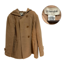 St. John&#39;s Bay Women&#39;s Hooded Peacoat, Camel Tan, Size XL - $29.70