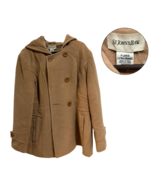St. John&#39;s Bay Women&#39;s Hooded Peacoat, Camel Tan, Size XL - $29.70