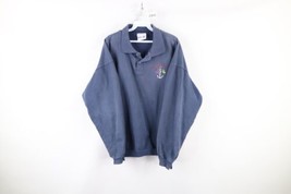 Vtg 90s Streetwear Mens XL Thrashed Heavyweight Longboat Key Pullover Polo Shirt - £38.89 GBP