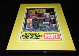 1994 Giant Eagle Supermarket Framed 11x14 ORIGINAL Advertisement  - $34.64