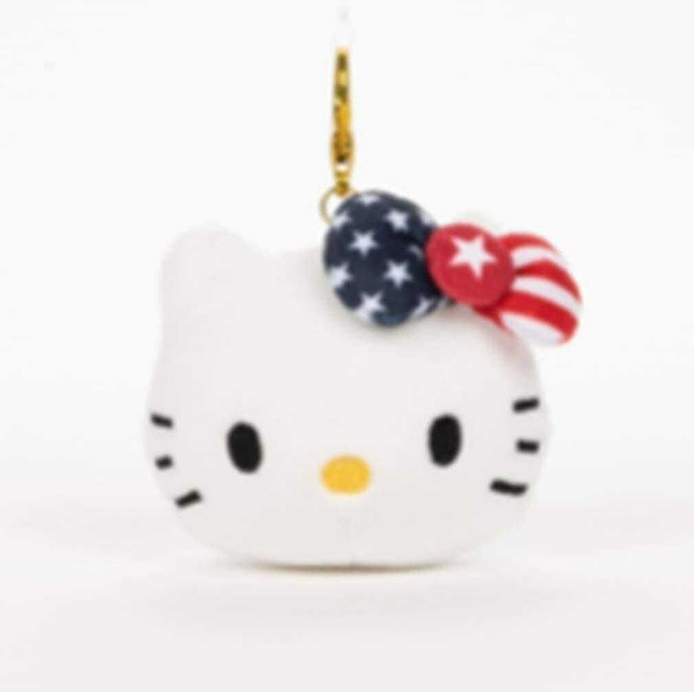 Primary image for Hello Kitty - Team USA Olympian Head Backpack Clip Plush by Gund