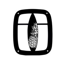 Surfboard pineapple tail light covers  fits 1997-2006 Jeep Wrangler TJ - £18.56 GBP