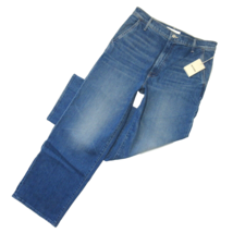 NWT Mother High Waisted Spinner Prep Skimp in Flash Back Wide Leg Jeans 33 - $158.40