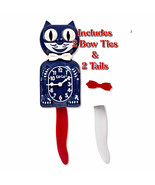 Red, White &amp; Galaxy Blue Kit-Cat Klock kat clock FREE US SHIPPING - $94.99
