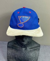 Vintage New St Louis Blues Hat Cap Adjustable #1 Apparel Officially Licensed NHL - £19.41 GBP
