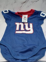 NFL New York Giants Baby One Piece Shirt Jersey Size 0-3 Months - £7.84 GBP