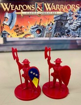 Weapons &amp; War Castle Combat Parts Red Knight X 2 Pressman 1994 - $8.90