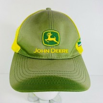 Vintage John Deere Licensed Scruggs Farms Mesh Back Hat Baseball Cap Faded - £23.69 GBP
