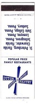 Matchbook Cover Dutch Pantry Family Restaurants Florida &amp; Pennsylvania - $0.67