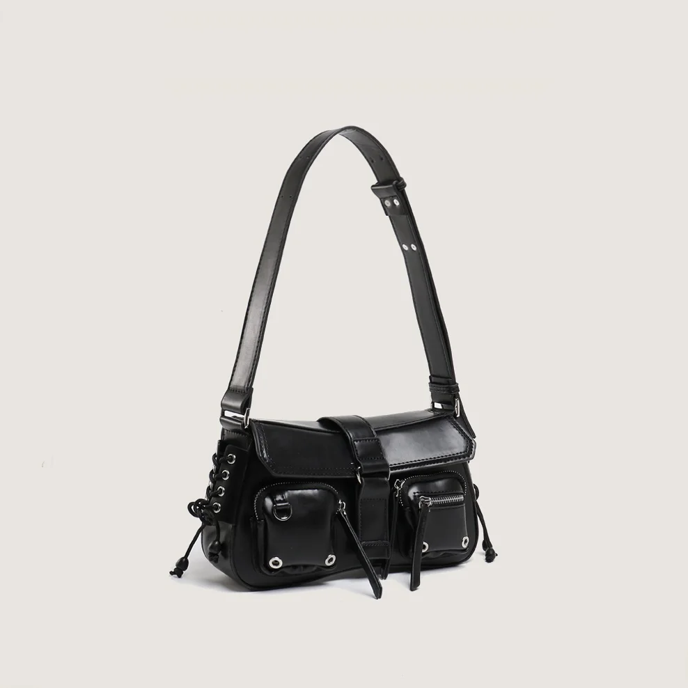 Designer purses multiple pockets underarm shoulder bags pu leather ladies messenger bag thumb200
