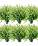 12 Bundles Of Artificial Plants, Faux Boston Fern Greenery, Outdoor Uv R... - $49.62 CAD
