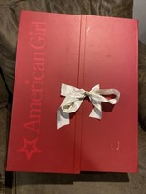 American Girl Doll Red Keepsake Storage box w Drawers Retired-Organize C... - £38.88 GBP
