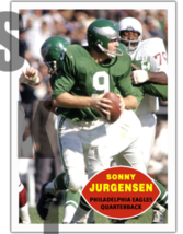 1960 STCC #134 Sonny Jurgensen Topps Philadelphia Eagles Washington HOF - £2.76 GBP