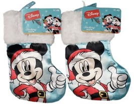 Disney&#39;s Mickey Mouse 7&quot; Mini Christmas Gift Card Stocking New (9/3979) ... - £7.11 GBP