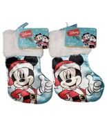 Disney&#39;s Mickey Mouse 7&quot; Mini Christmas Gift Card Stocking New (9/3979) ... - £7.03 GBP