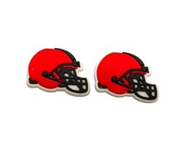 Cleveland Browns NFL Football Team Crocs Shoe Charms - Set Of 2 Clog Sports - £6.30 GBP