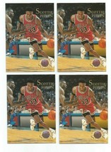 Four (4) Scottie Pippen (Chicago Bulls) 1996-97 Topps Nba Stars Cards #136 - £7.56 GBP