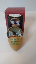 Hallmark 1994 Keepsake Christmas Ornament &quot;Sister to Sister&quot; Squirrels in Acorn - £6.32 GBP