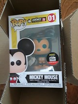 NEW Rare Exclusive Funko Pop #01 Disney Orange &amp; Teal  Mickey Mouse 90yrs Only 1 - £15.63 GBP