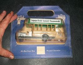 1911 Alt Berliner Bus Modell Daimler Leipziger Straße Berlin Germany Toy Model - £78.95 GBP