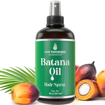 Batana Oil for Hair Growth Spray. Raw Batana from Honduras + Black Castor. Vegan - $26.66