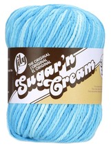 Spinrite Lily Sugar&#39;n Cream Yarn - Ombres Super Size-Swimming Pool - $17.94