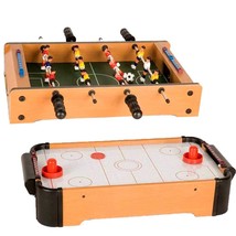 Air Hockey + Mini Foosball Table Top Games - £56.35 GBP