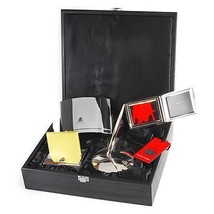 TONINO LAMBORGHINI SL002 5 PIECE WITH BLACK BOX OFFICE DESK ACCESSORIES - $495.95