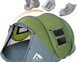 Easy Pop Up Tent For Four People With Waterproof Design And Automatic Se... - $114.94