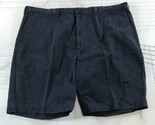 Polo Ralph Lauren Shorts Mens 48B Navy Blue Above Knee Pockets Zip Fly C... - $33.65