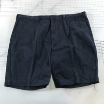 Polo Ralph Lauren Shorts Mens 48B Navy Blue Above Knee Pockets Zip Fly C... - $33.65