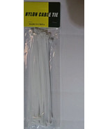 2 Zip Ties Heavy Duty 0.5 ft, 60 LBS tensile strength large durable Nylo... - $129.05 MXN