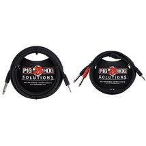 Pig Hog PX-35T4M 3.5mm TRS to 1/4&quot; Mono Instrument Cable, 10 Feet - $15.80