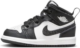 Jordan Toddlers 1 Mid SE Basketball Sbeakers, Off Noir/White/Black/Black, 7C - £61.62 GBP