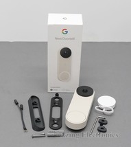 Google Nest GA03695-US Doorbell Wired (2nd Generation) - Linen image 1