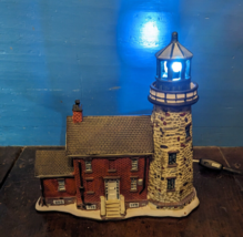 2007 Charlotte-Genesee Ceramic Lighthouse Blue Waters Collection Works Complete - £31.97 GBP