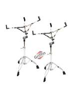 Snare Drum Stand (2-Pack) by GRIFFIN - Chrome Double-Braced Lightweight ... - $65.95