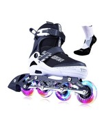PAPAISON Adjustable Inline Skates for Adults with Full Light Up Wheels S... - $29.69