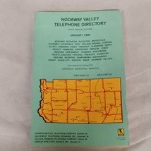 Nodaway Valley Iowa Telephone Directory 1990 Yellow Pages White Pages - $18.95