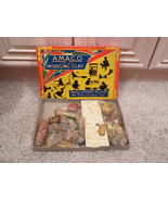 VINTAGE ANTIQUE AMACO SANITARY MODELING CLAY AN EDUCATIONAL TOY IN BOX - $10.88