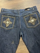 Sacred Crown Southpole Style jeans mens 46 X 30 Y2k Hip Hop Embroidered ... - $104.72