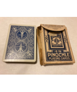 VINTAGE BICYCLE AIR CUSHION PINOCHLE 48 PLAYING CARDS w BOX - £15.49 GBP