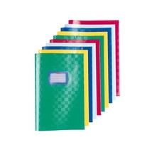 Herlitz Bast Structure A4 Exercise Book Cover - Assorted Colours (Pack of 10)  - $12.00