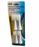 Soft Replacement Toothbrush Heads/Works W/Battery Powered Toothbrush-4pc - $5.82