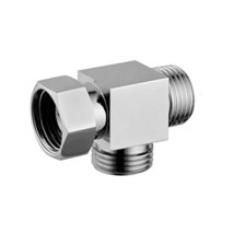 1/2&quot; Brass Chrome 3 Way Diverter, Hose Fitting Tee, T Shape Adapter Conn... - $27.99